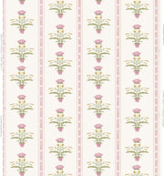 Lotus Garden In Rose Fabric Swatch