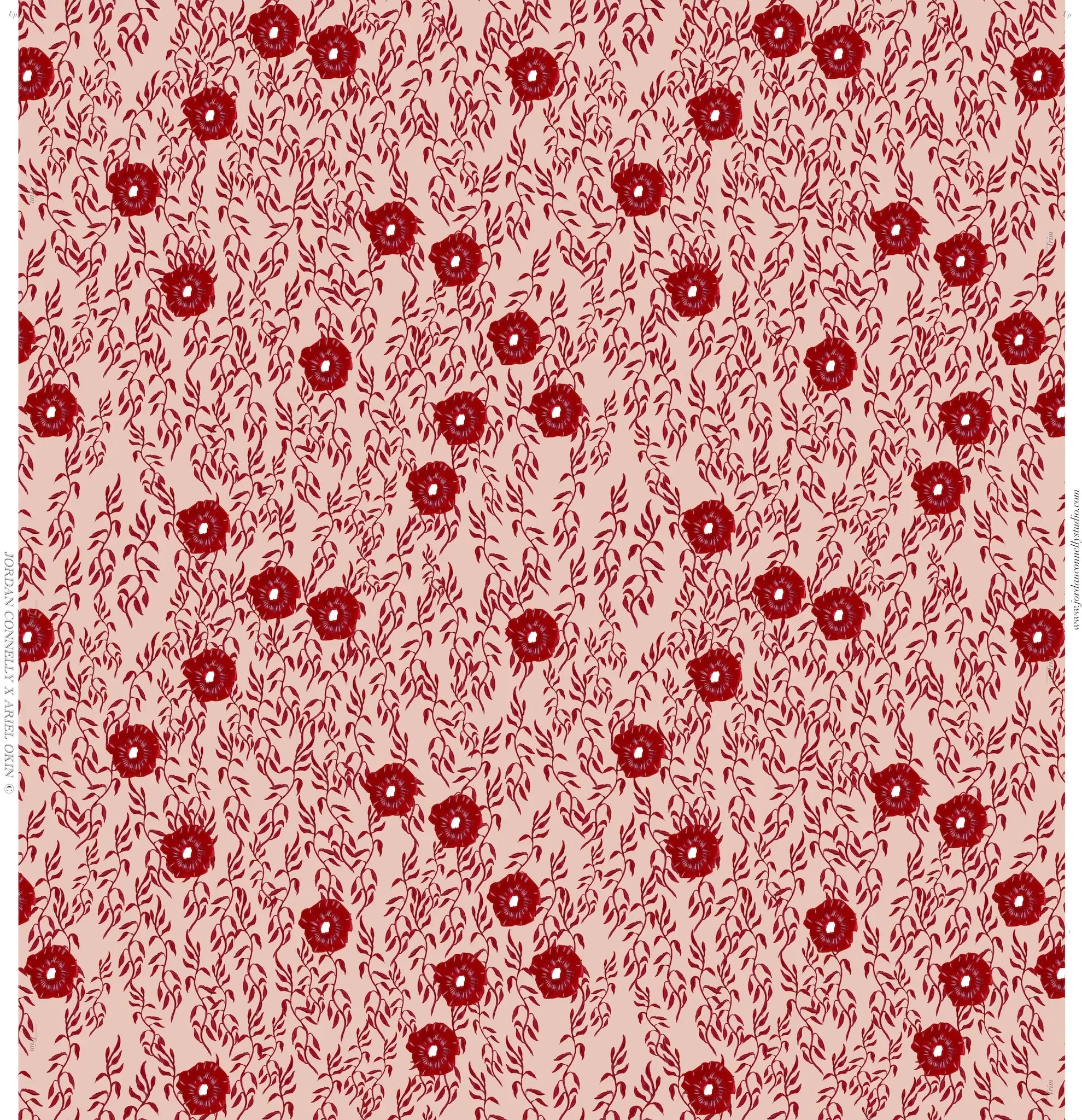 Ann In Rouge Fabric Swatch