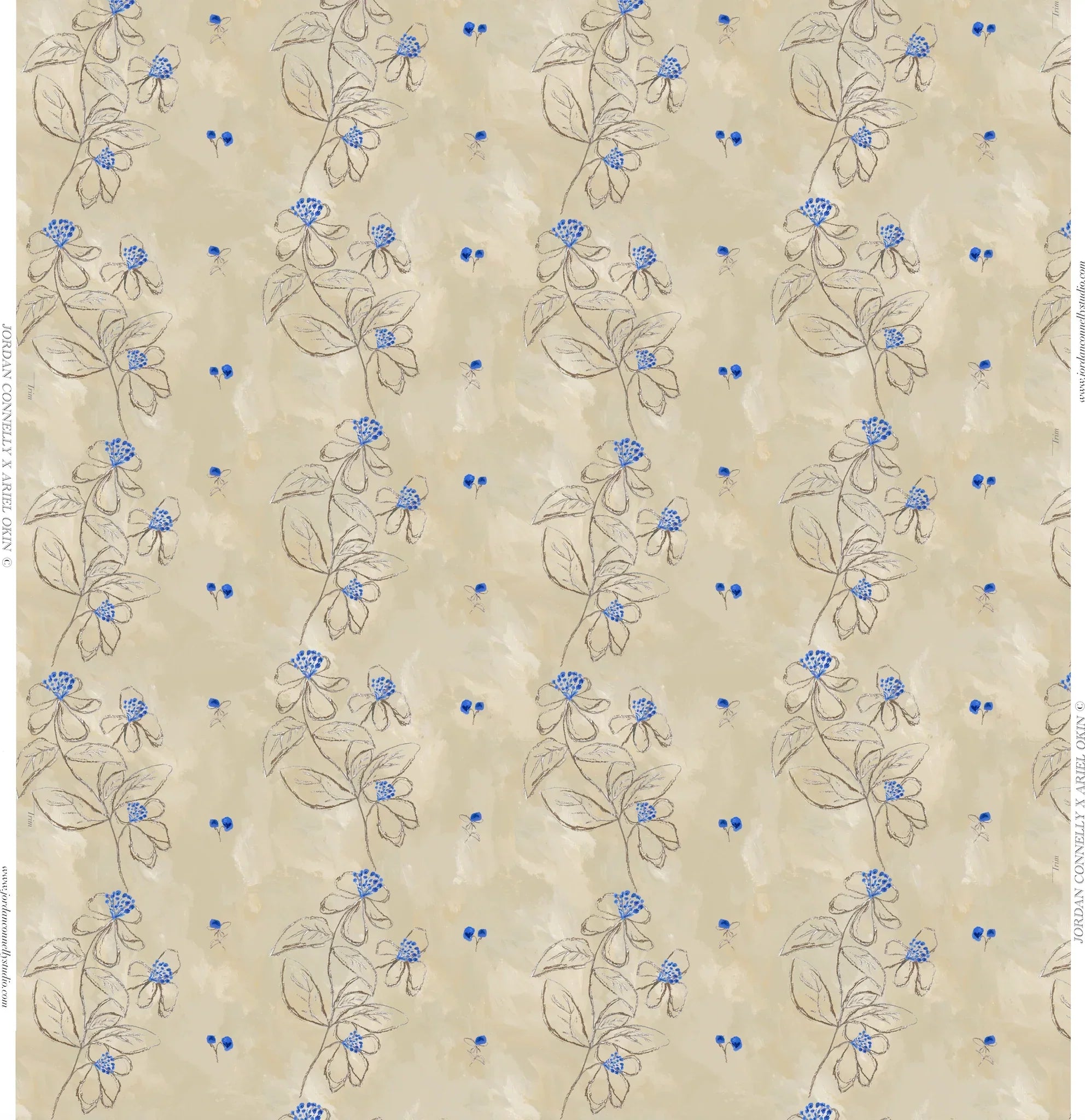 French Parchment Paper In Parchment Fabric Swatch