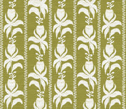 Blocked Tulips In Chartreuse- Fabric