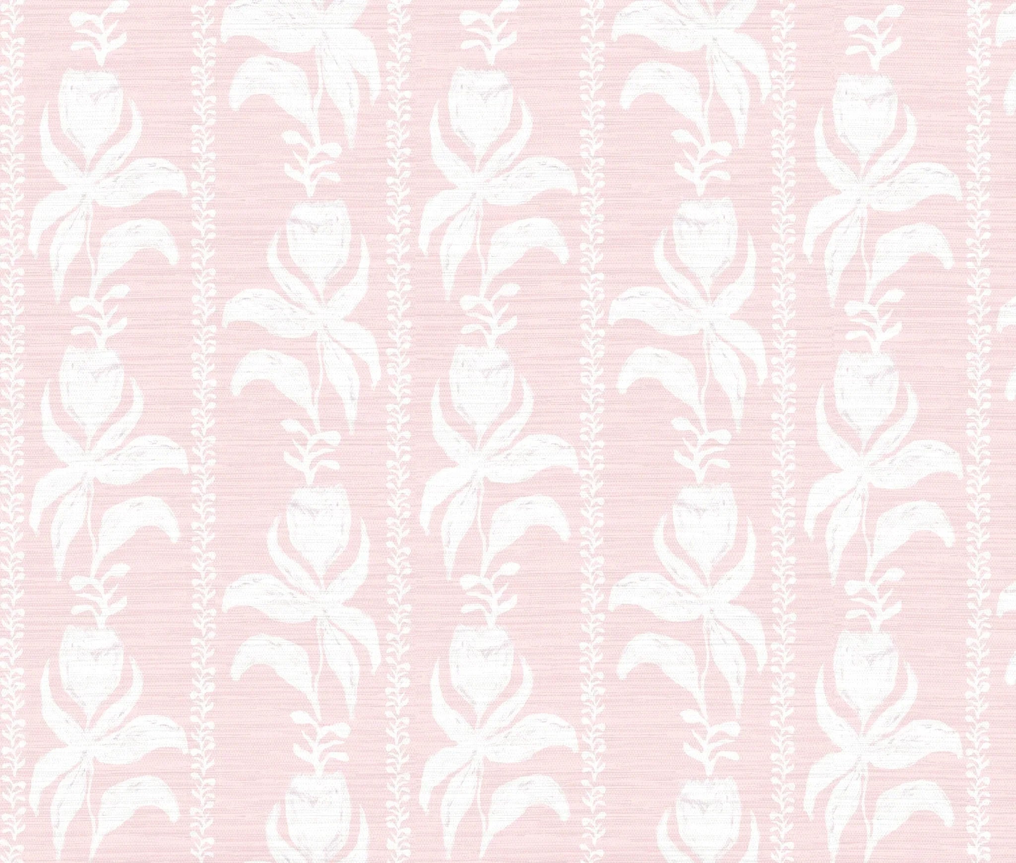 Blocked Tulips In Blush- Fabric