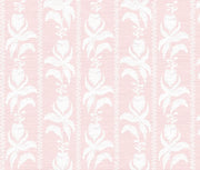 Blocked Tulips In Rose Fabric Swatch