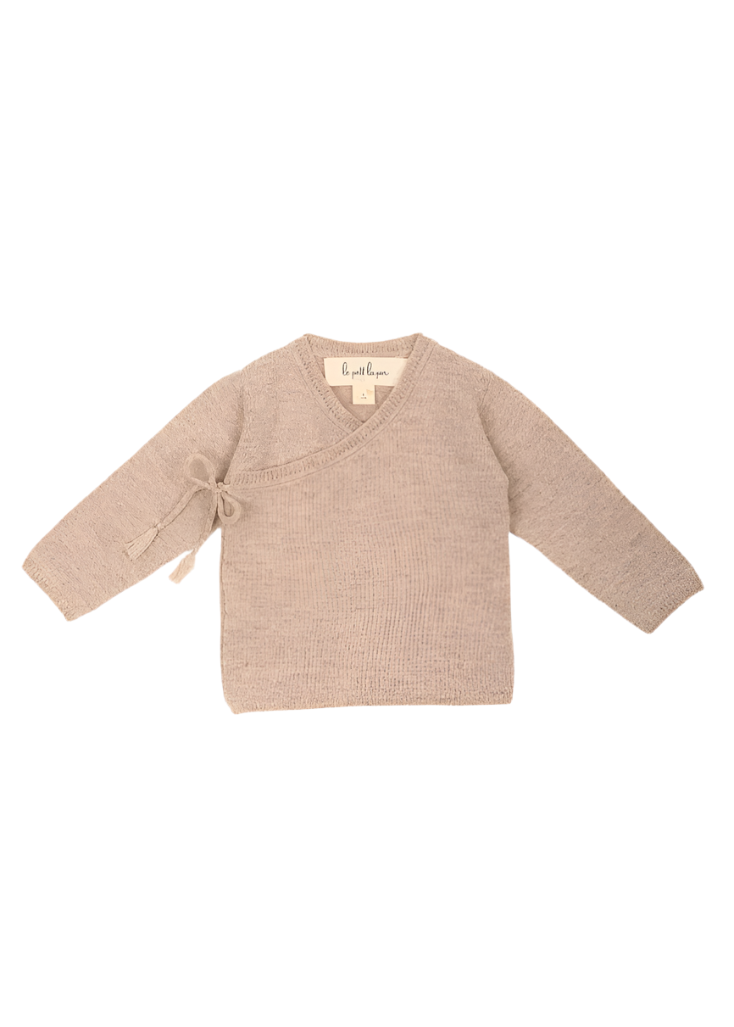 Cashmere Wrap Cardigan | Beige