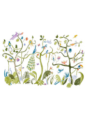 Art Print - Tropical Chinoiserie - Unframed