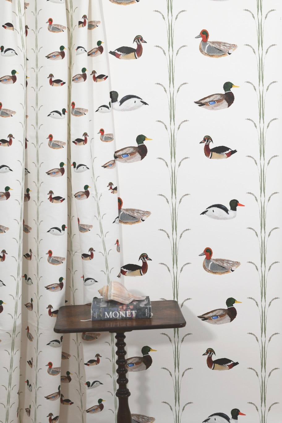 Ducks For Nicholas In Cream- Fabric