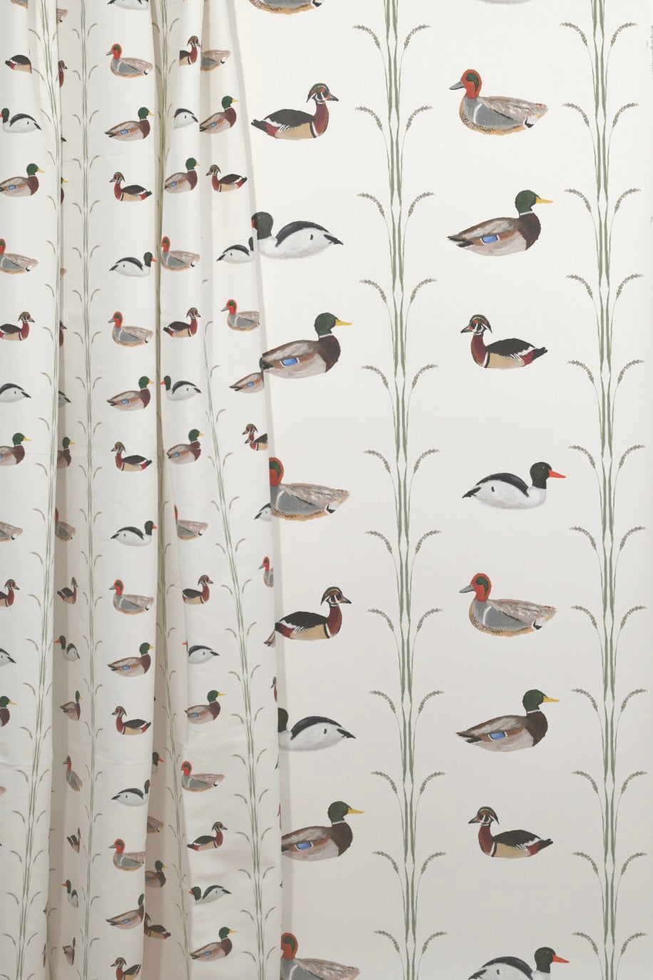 Ducks For Nicholas In Cream- Fabric