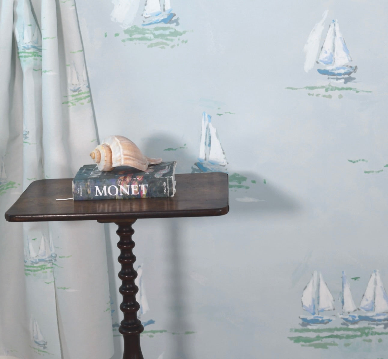 Sailboats For Pearce In Wave- Fabric