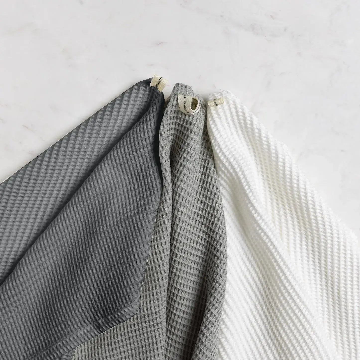 Blissful Bamboo Waffle Dish Towel Set