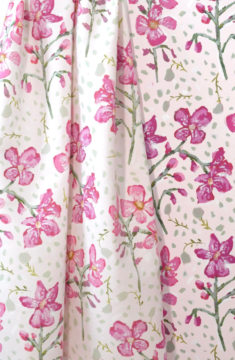 Orchids For Parker In Blush- Fabric