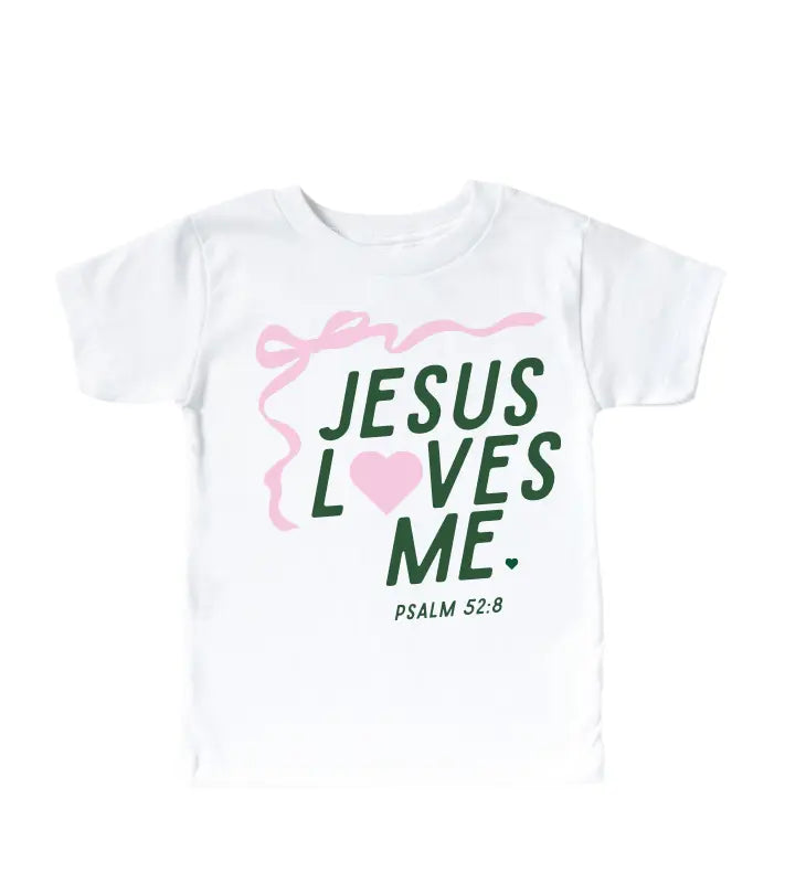 "jesus Loves Me" Ribbon Tee