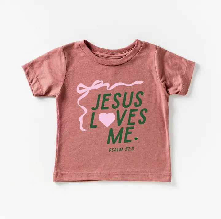 "jesus Loves Me" Ribbon Tee