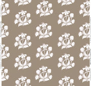 Peony Bundle In Salt On Coffee Fabric Swatch