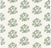 Peony Bundle In Green Fabric Swatch