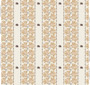 Shell Stripe In Sand Fabric Swatch