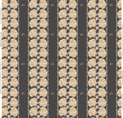 Shell Stripe In Coal Wallpaper