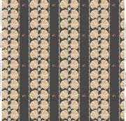 Shell Stripe In Coal Fabric Swatch