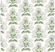 Hydrangea Bloom In Garden Fabric Swatch
