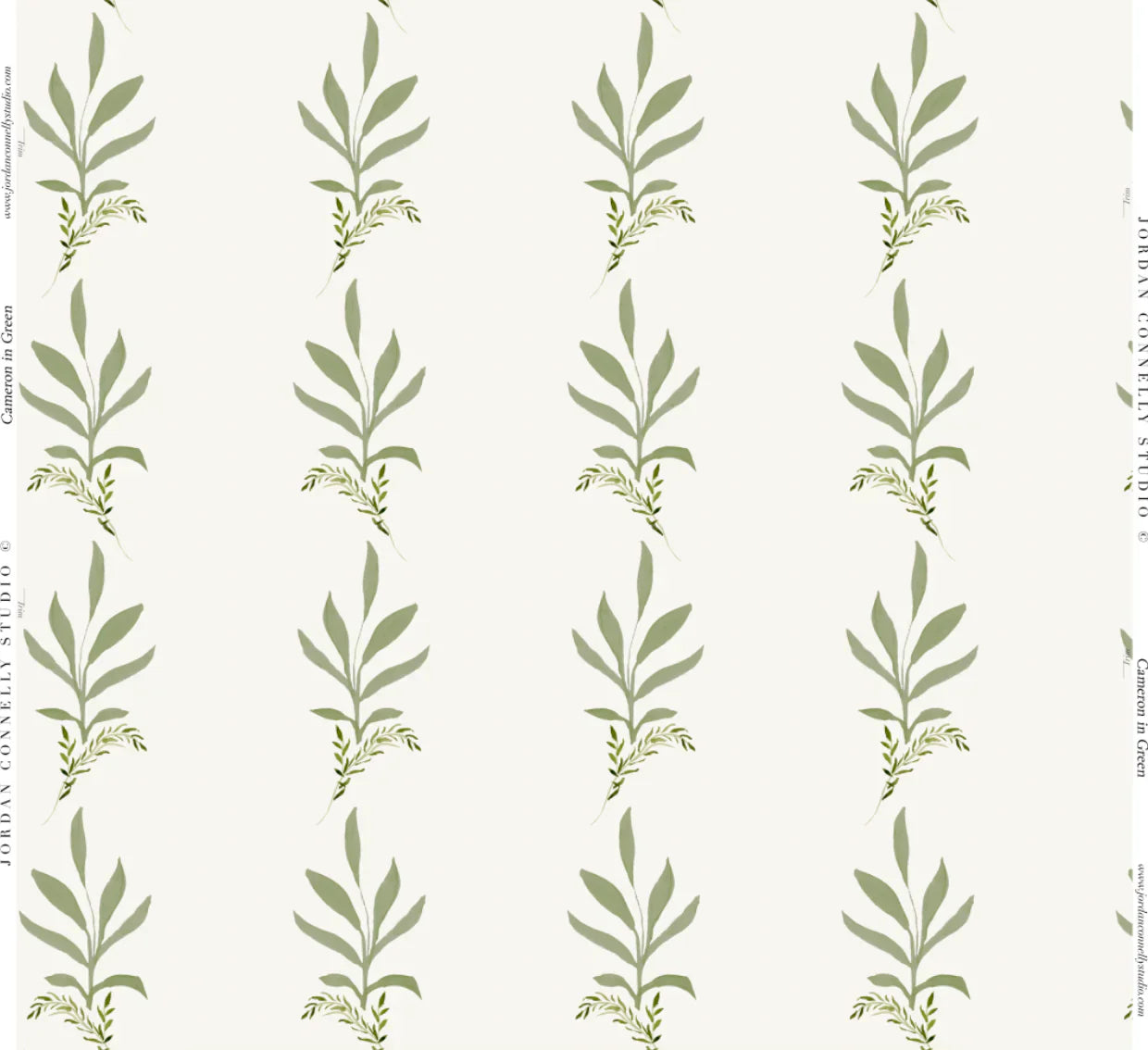 Cameron In Green Fabric Swatch