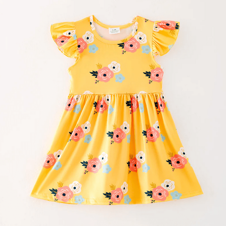 Summer Sunshine Floral Playwear Dress