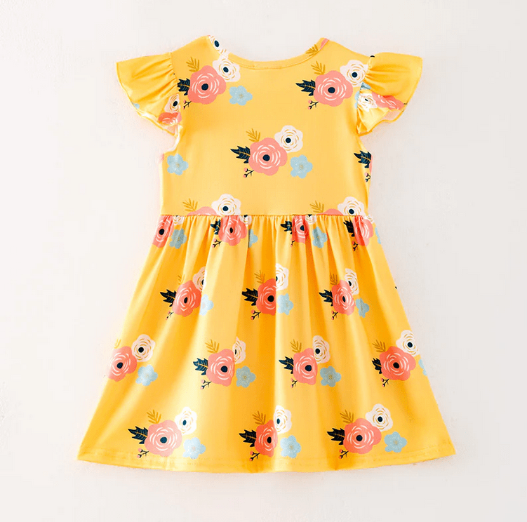 Summer Sunshine Floral Playwear Dress
