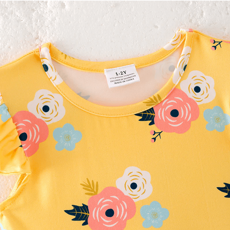 Summer Sunshine Floral Playwear Dress