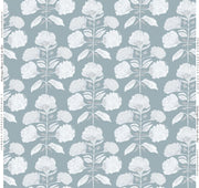 Hydrangea Bloom In Salt On Blue Wallpaper