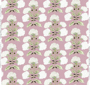 Hydrangea Bloom In Garden On Mauve Wallpaper