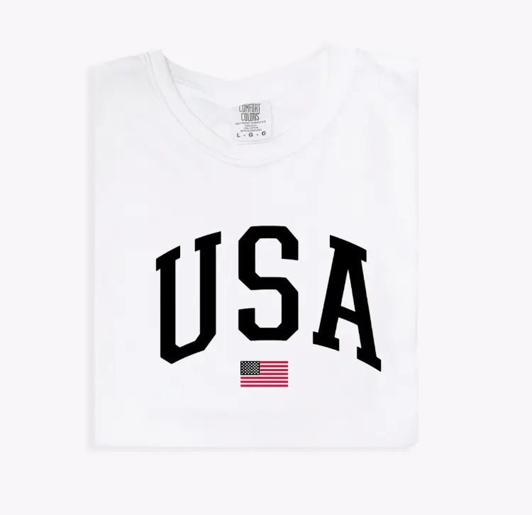 Usa Varsity Unisex Tee