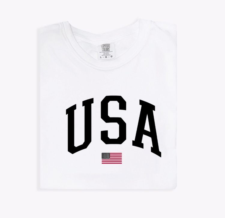 Usa Varsity Unisex Tee