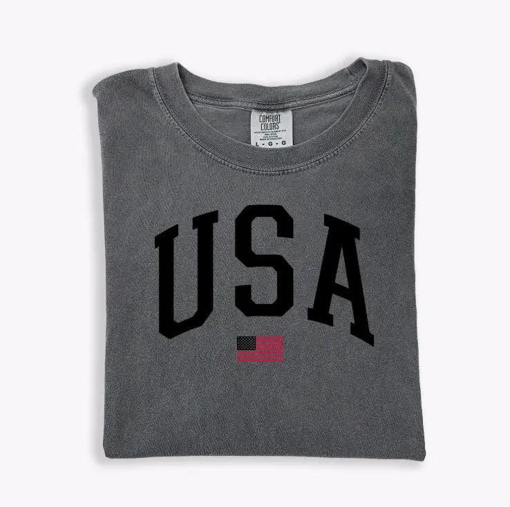 Usa Varsity Unisex Tee
