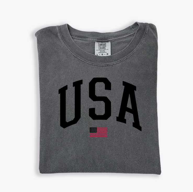 Usa Varsity Unisex Tee