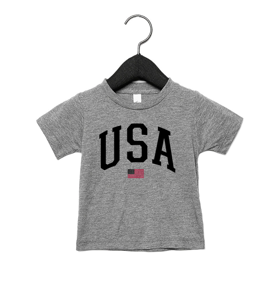 Usa Varsity Flag Tee