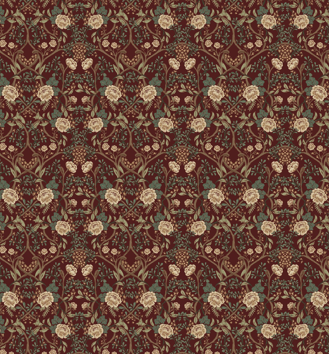 Winslow Wallpaper By Beeky Illustration