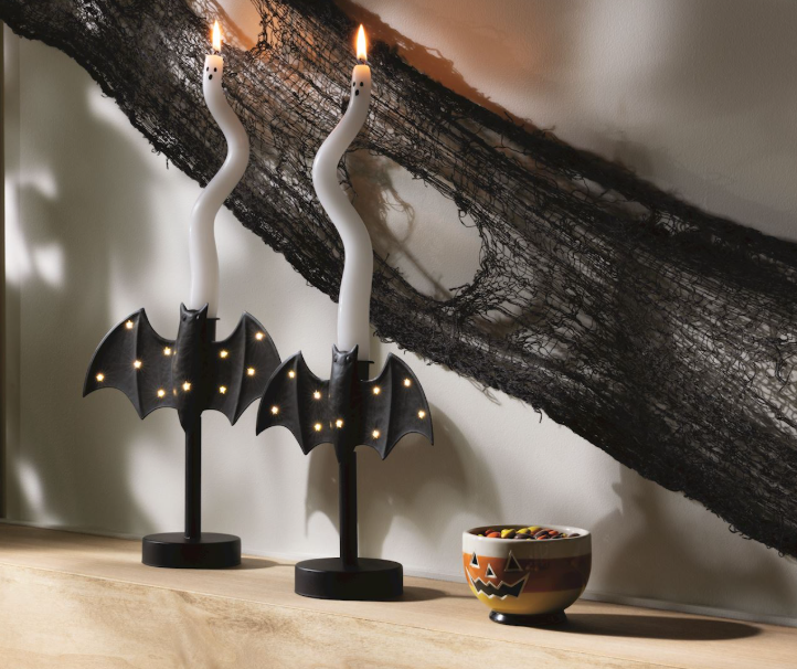 Twinkle Bat Candlesticks