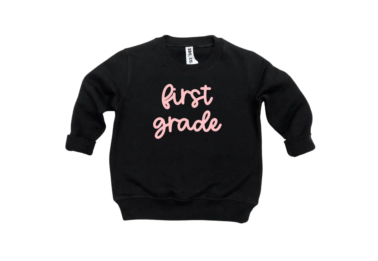 First Grade Girly Pullover