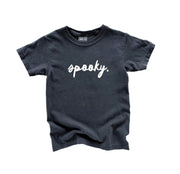 Spooky Garment Washed Baby/youth Tee