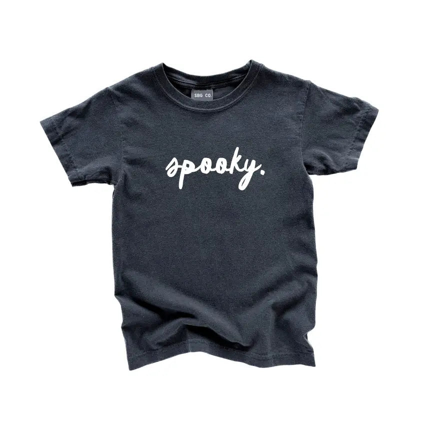 Spooky Garment Washed Baby/youth Tee