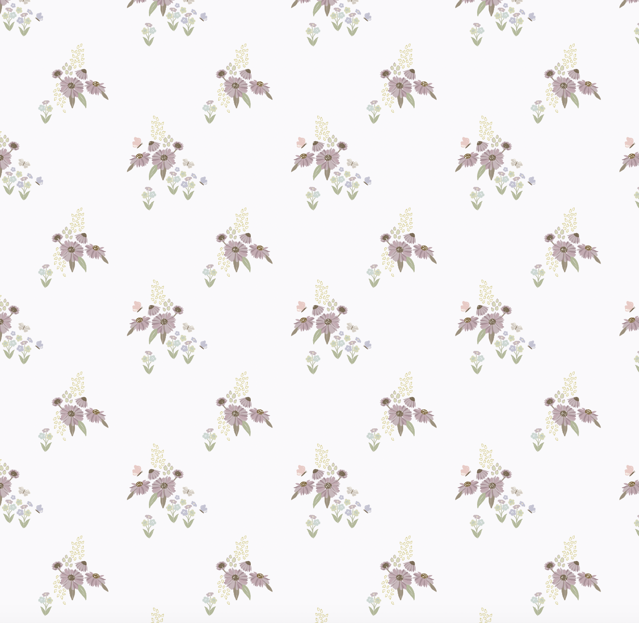 Daisie Wallpaper By Linen And Paper Design