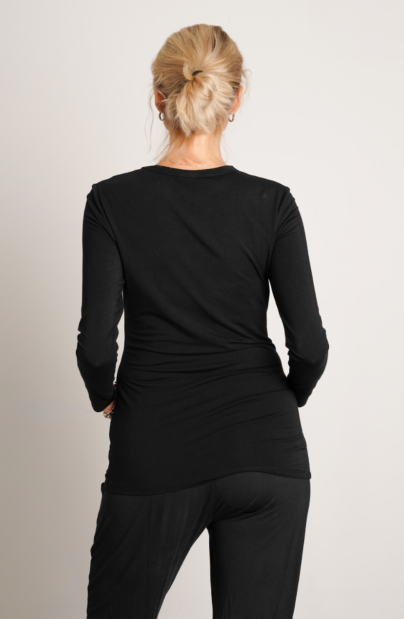 Liv Long Sleeve Crew Neck Tee