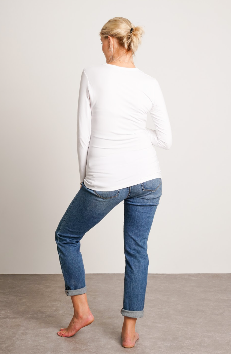 Liv Long Sleeve Crew Neck Tee