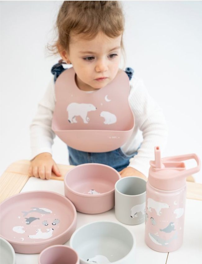 Polaris "Dusty Pink"  Foodie Feeding Set