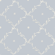 Celestial Trellis In Blue Wallpaper