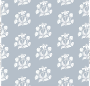 Peony Bundle In Salt On Blue Wallpaper