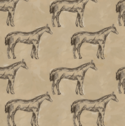 Antique Parchment Horse In Parchment Wallpaper