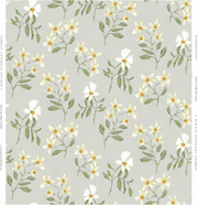 Flowers For Betsy In Garden Wallpaper
