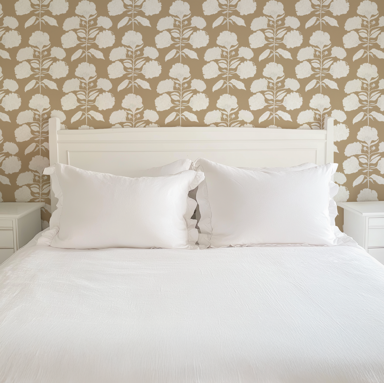 Hydrangea Bloom In Salt On Sand Wallpaper