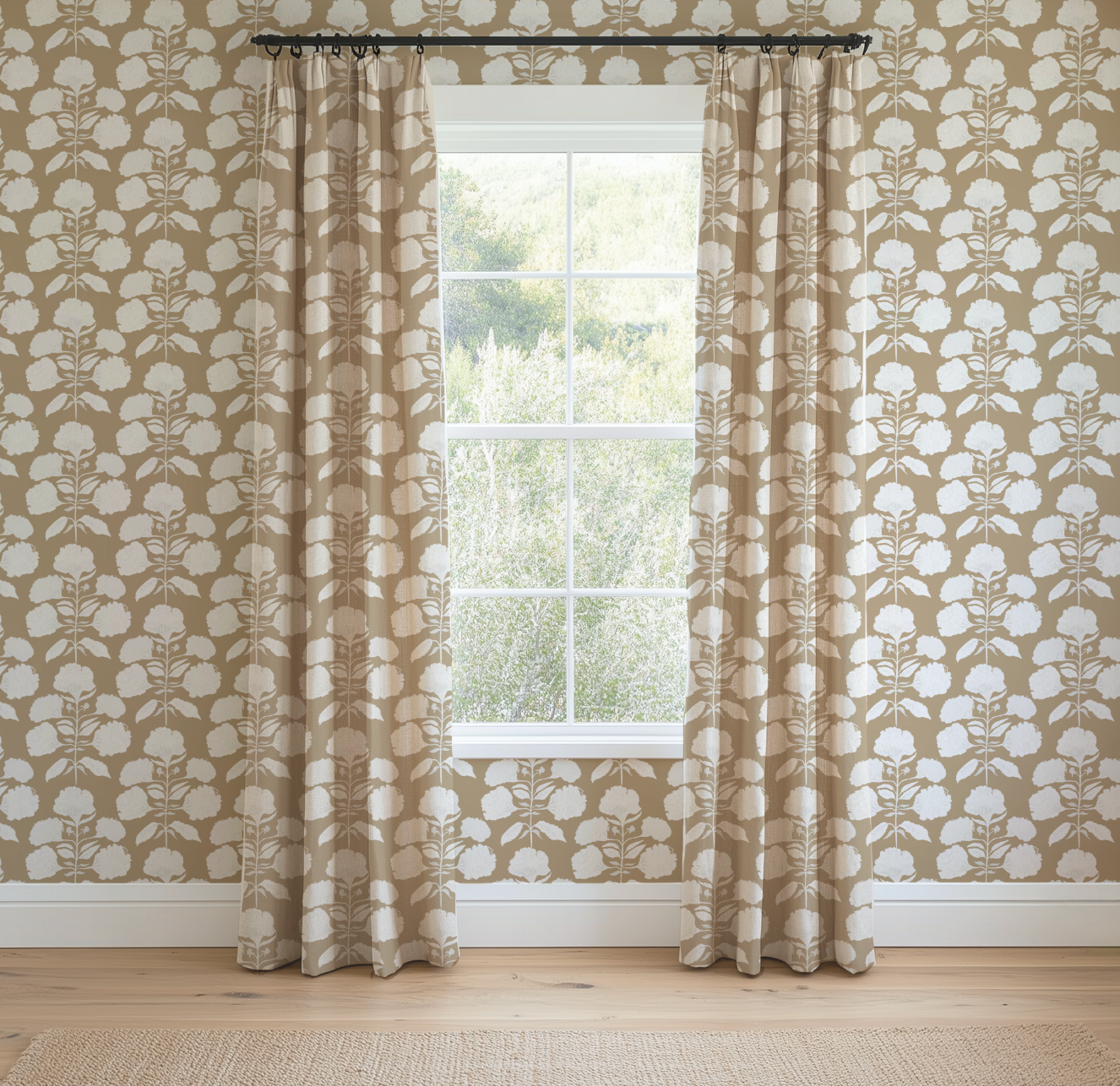 Hydrangea Bloom In Salt On Sand Wallpaper