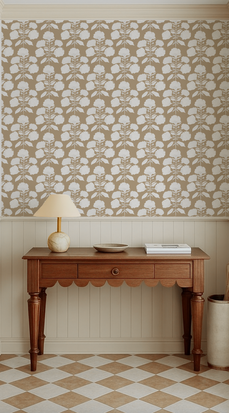 Hydrangea Bloom In Salt On Sand Wallpaper