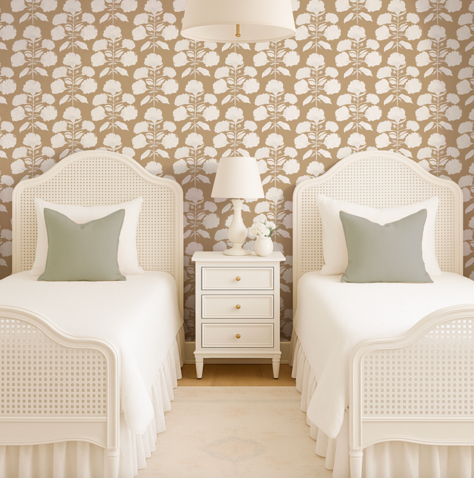 Hydrangea Bloom In Salt On Sand Wallpaper