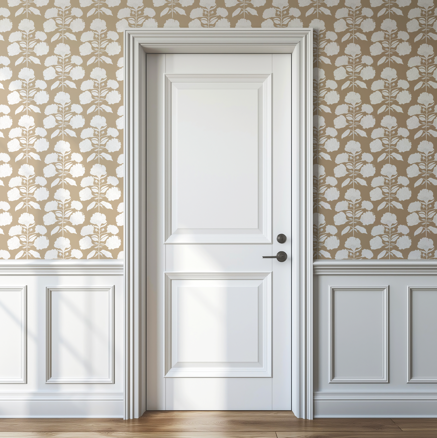 Hydrangea Bloom In Salt On Sand Wallpaper